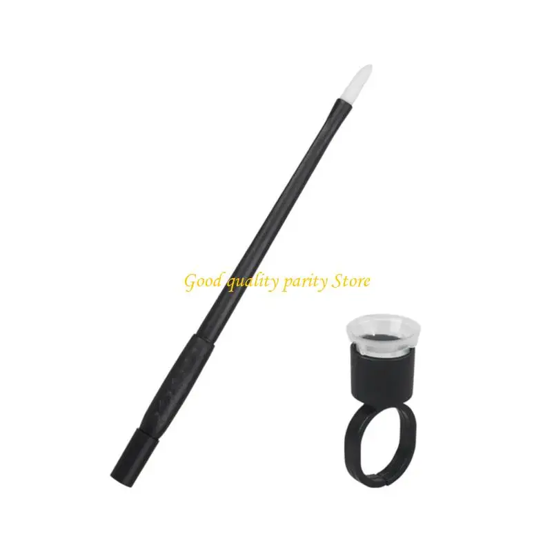 

M4YA Black Double Head Ondesable Pen Professional Brow Thening и окраска губ