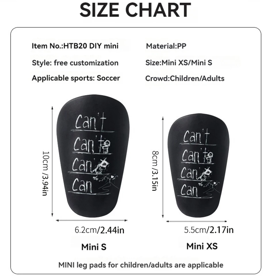 Loogdeel Mini parastinchi da calcio, parastinchi da calcio Extra piccoli parastinchi protettivi piccoli parastinchi per bambini adulti
