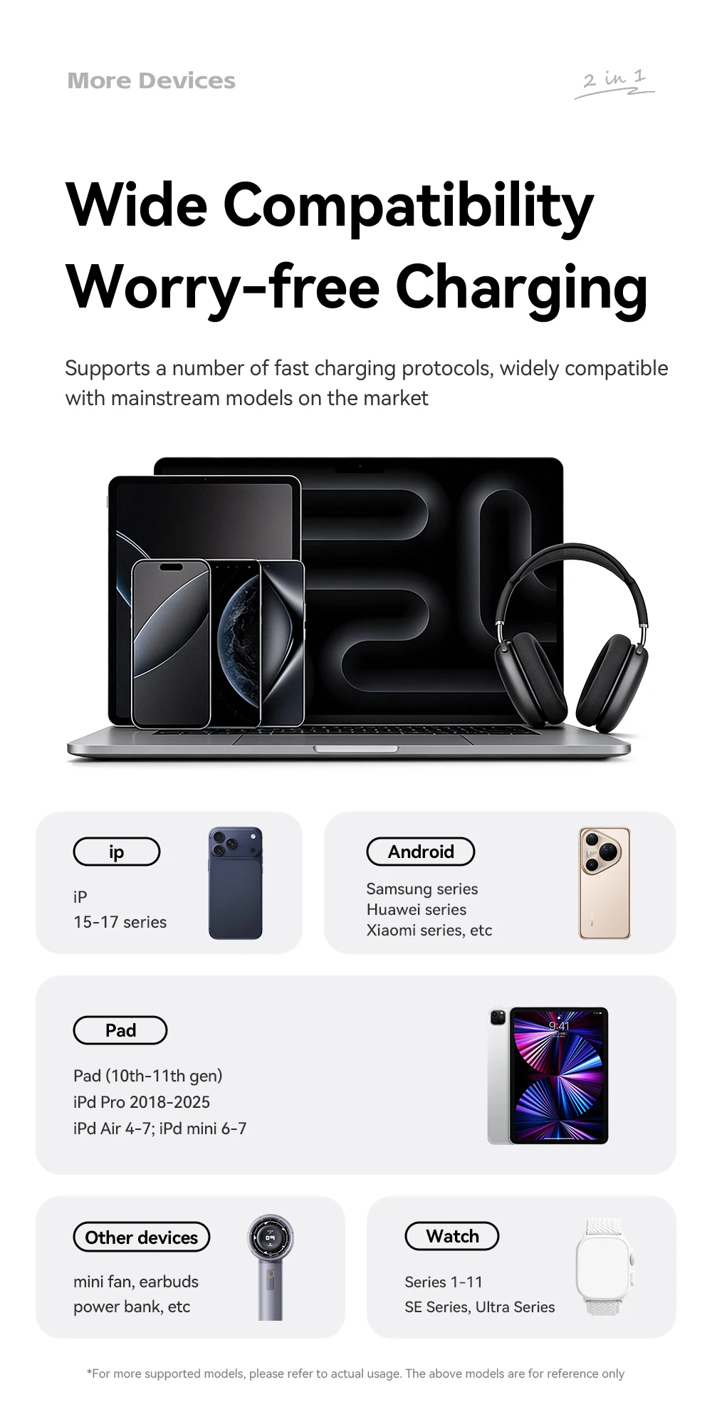 Accessoire de charge élégant pour univers Apple
