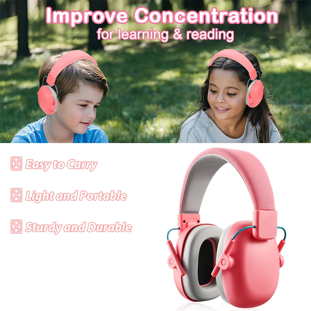 Ear Kids Ear Protection Noise Cancelling HeadPhones, NRR 26dB Hearing Protection Earmuffs for Autism, Children, Toddler