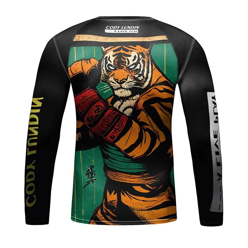 Koszulka dziecięca Mma Rashguard zestaw spodni Bjj Jiu Jitsu spodenki Muay Thai dzieci kombinezon sportowy do walki z kickboxingiem koszulki