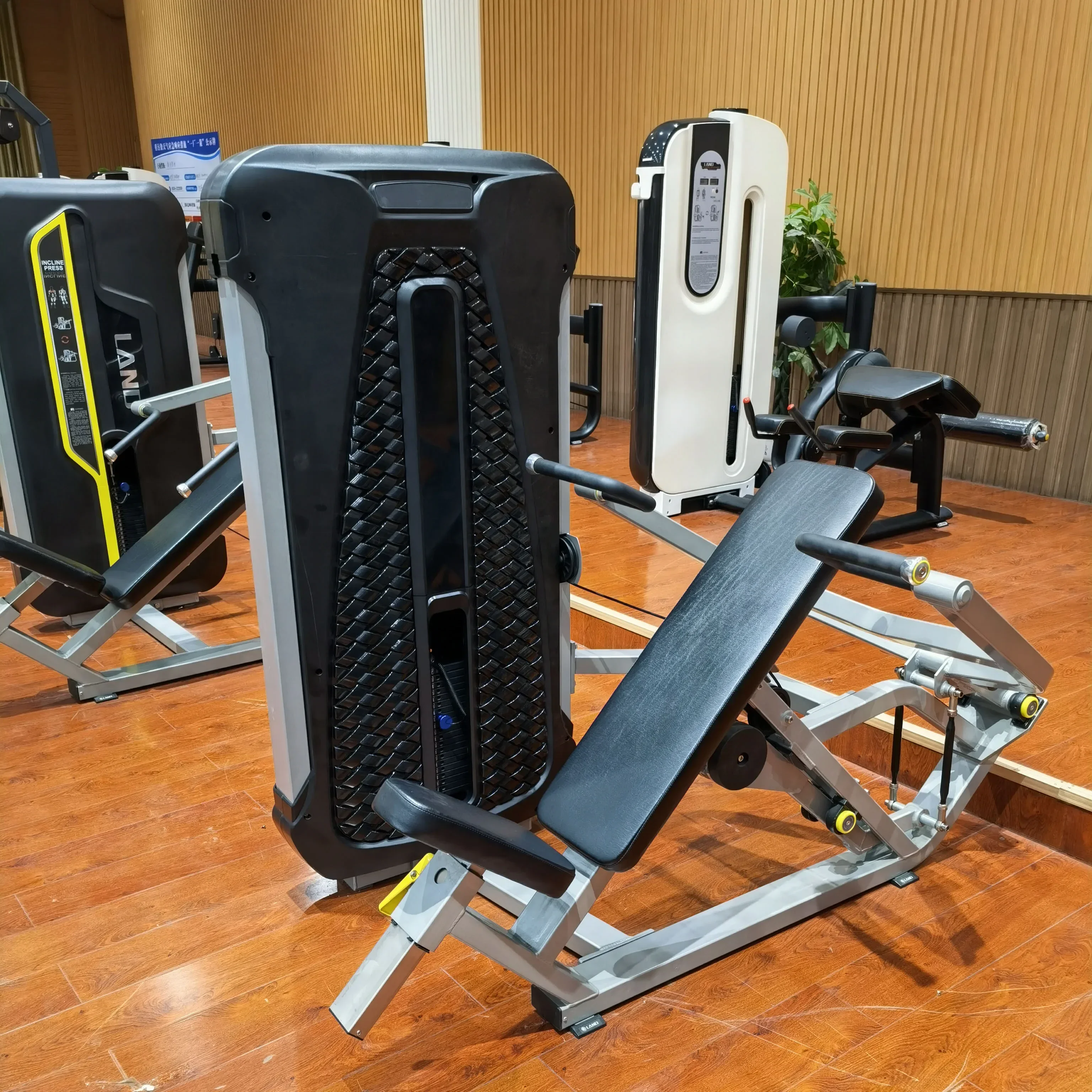 

Factory Land Fitness Gym Equipment Gym Sports Strength Training Equipment for Chest Press Machine