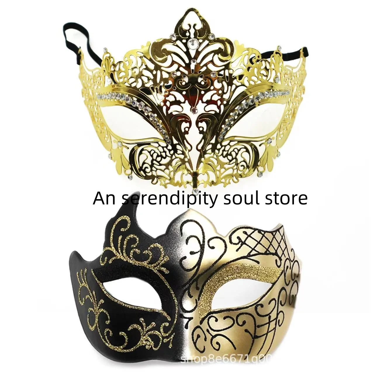 

Роскошные серебряные мужские и женские влюбленные пары, венецианские маски для вечеринок, черный металлический рождественский костюм с лазерной резкой, комплект свадебных маскарадных масок