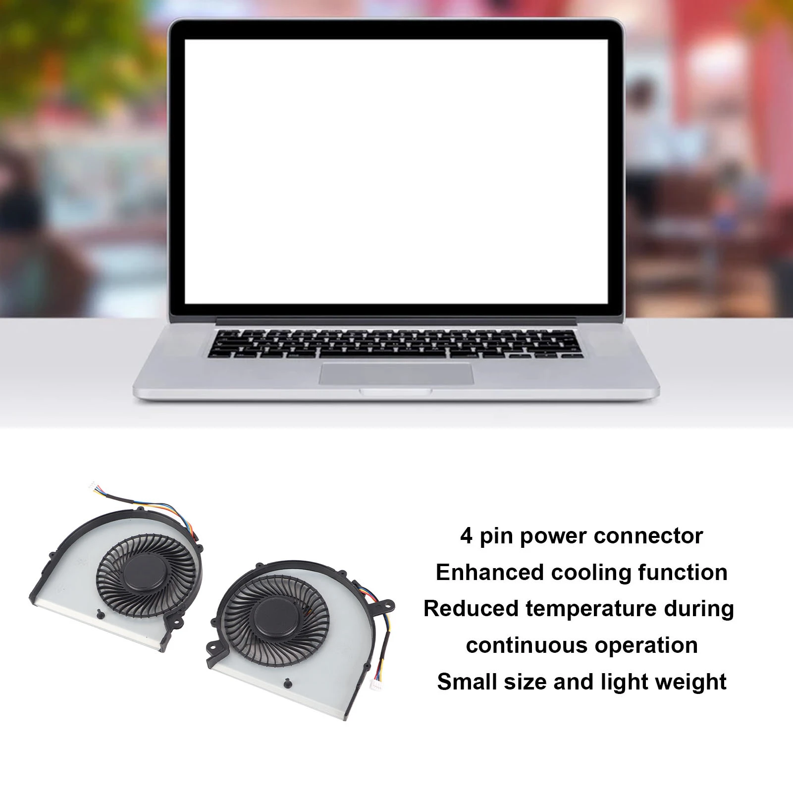 

Computer Accessories Laptop Cooling Fan 4 Pin Computer Accessories for Giga for AERO 15 for 15X for AERO 14 for RP64W for RP65W