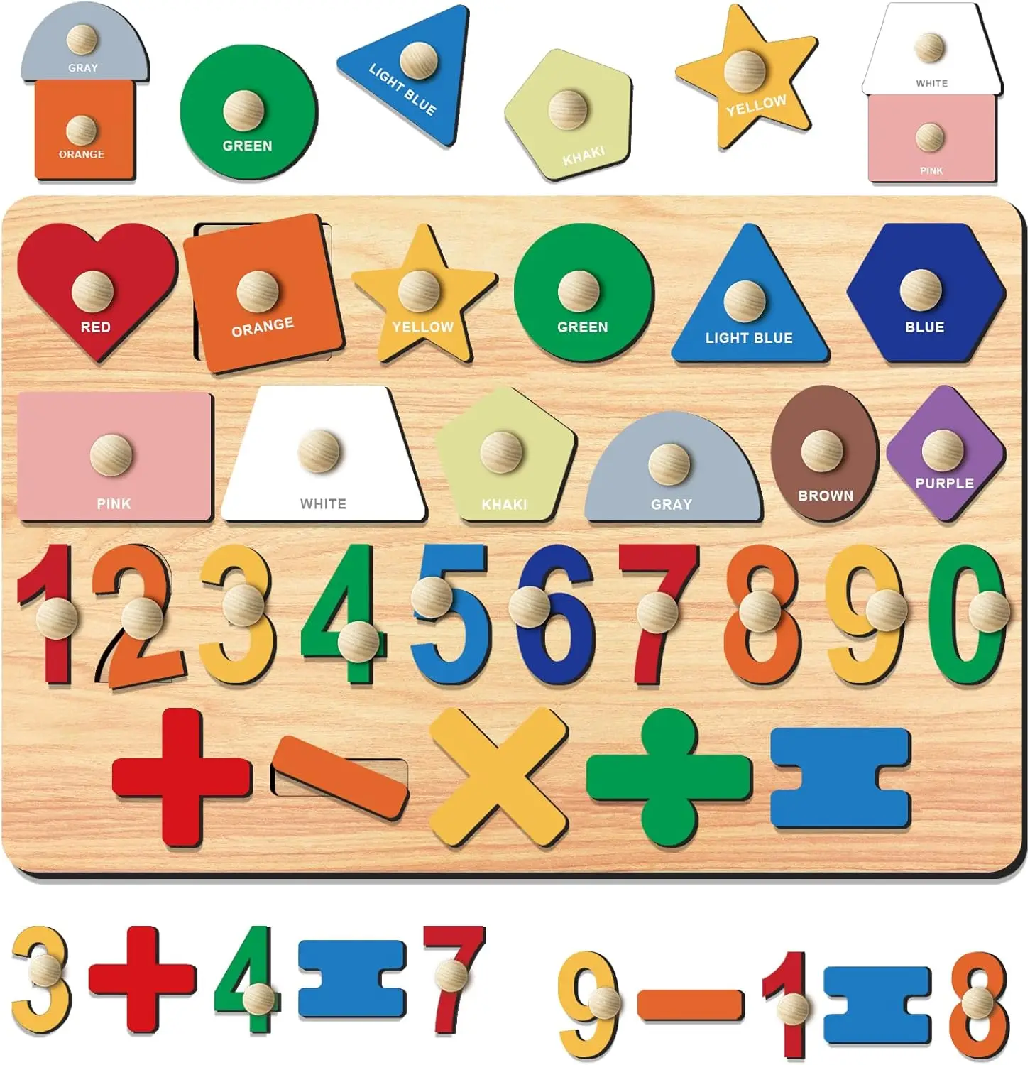 Puzzle de chiffres et de couleurs : cadeau parfait pour les enfants en toute occasion