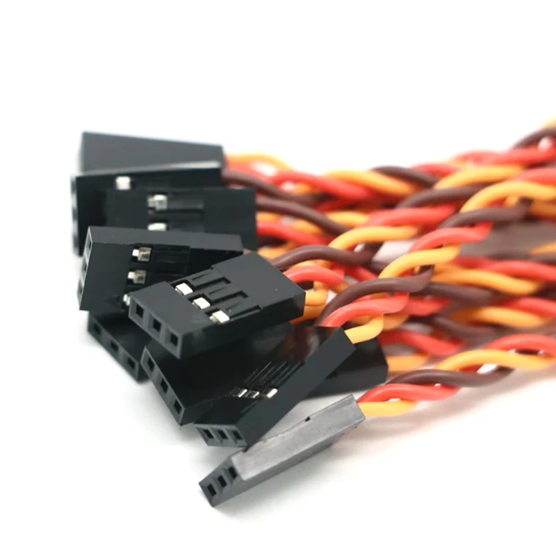 كابل تمديد مؤازر لـ futaba jr ، 10 / 15 /20/ 30/cm ، مضاد للتداخل ، لجزء مروحية بتحكم عن بعد ، 10 #6