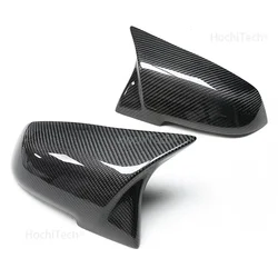 Carbon Fiber Car Rear View Mirror Cover Cap For Bmw F20 F22 F30 F31 F32 F33 F36 F34 F35 I3 I3s x1 Side Mirror Cover Trim