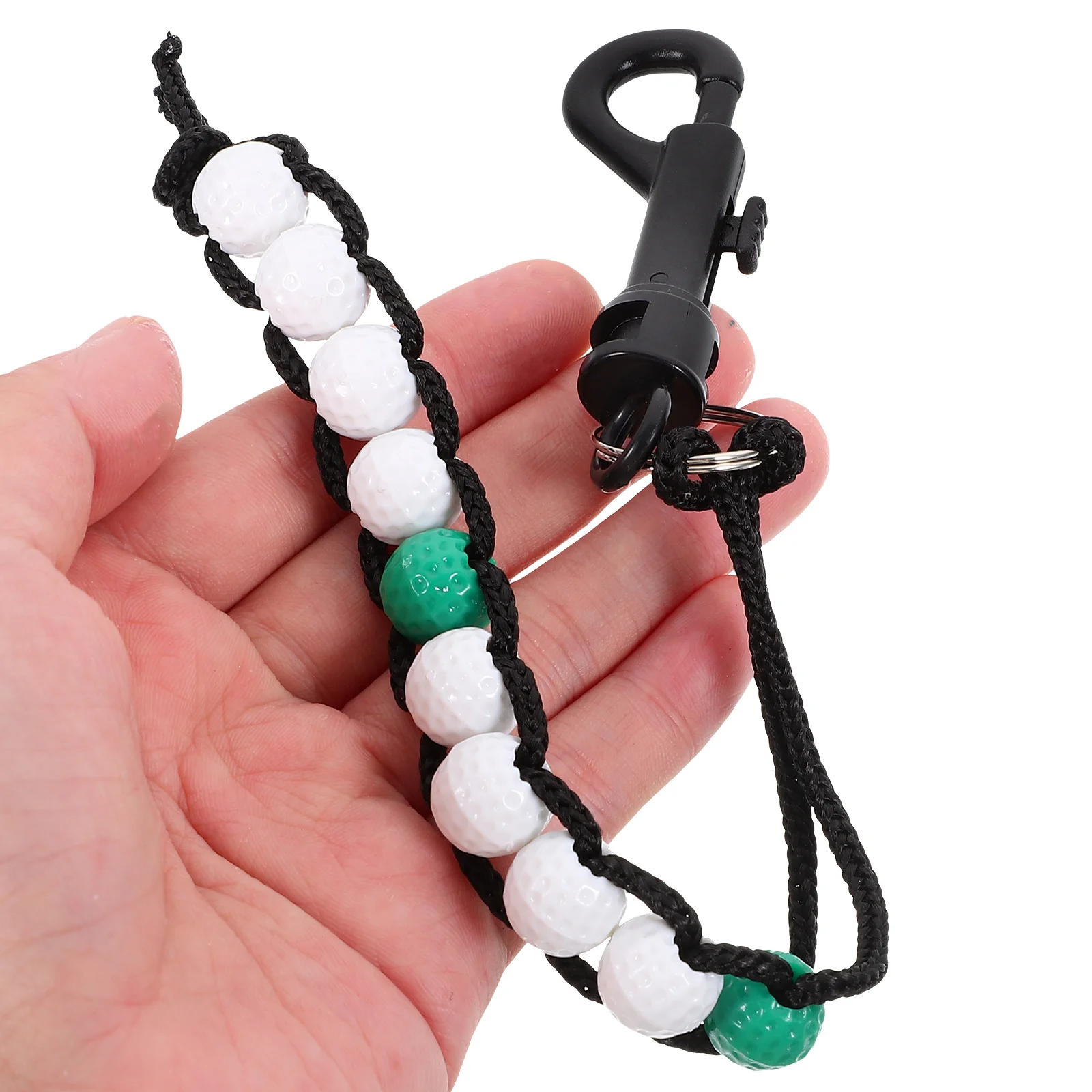 

2 Pcs Golf Counting Device Counter Beads Stroke Beaded Golfs Accessory Equipment