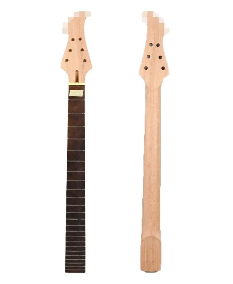 unfinished electric Guitar Neck 24 fret 24 inch Rosewood fretboard Bolt on heel without  Inlay Truss Rod Electric Guitar parts