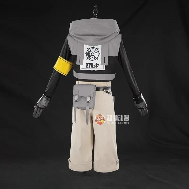 2025 11 가치아쿠타 루도 슈레브렉 애니메이션 코스프레 의상 유니폼 후드티 장갑 아쿠타 클리너스 할로윈 카니발 파티 소품 (W용)