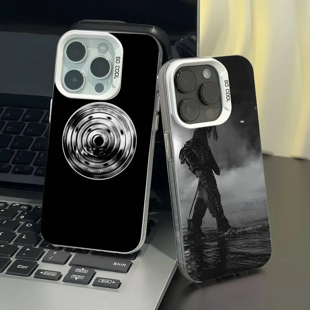 الهيب هوب ستار مغني الراب كارتي أنا الموسيقى جراب هاتف IMD تصميم اللون الفضي آيفون 17 16 15 14 13 12 11 الهواء برو ماكس زائد #1