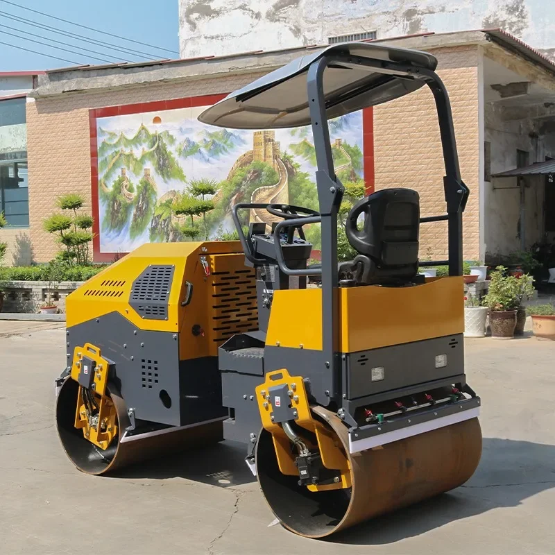 3000kg 3 Ton  Engine Mini Compactor Road Roller Ride On Roller