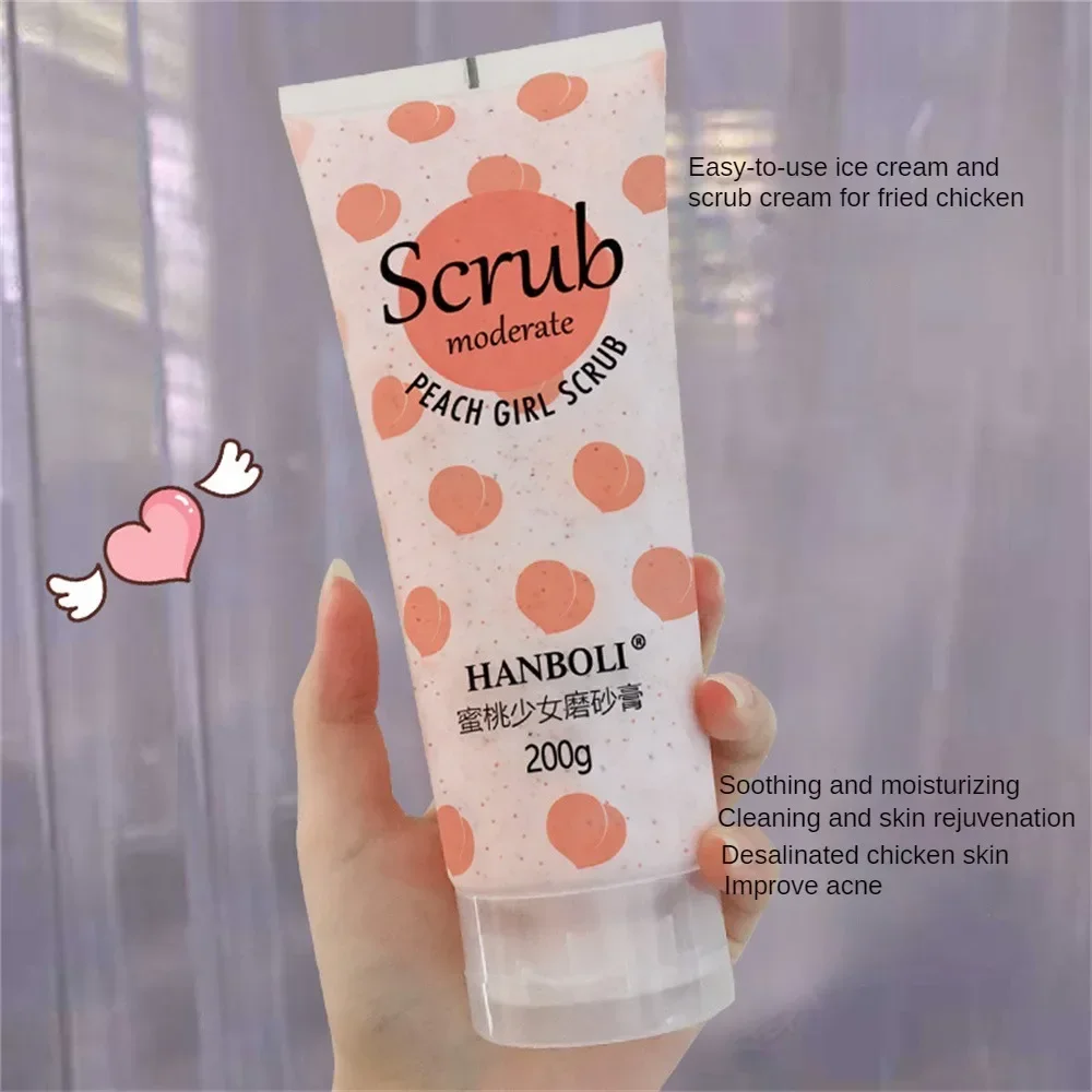 Intimate Whitening Pink Wash Face Body Skin Cleaning Body Scrub Care Soft Peach Body Scrub Deep Cleaning Handmade Feminine