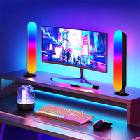 RGB Pickup Light Music Rhythm Lights Upgraded USB Rechargeable Model Christmas Decoration Desktop RGB Light Bar Music Rhythm