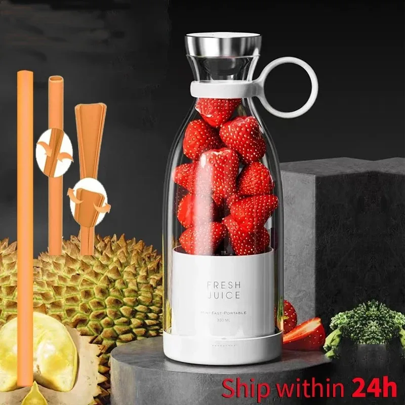 

Milk Fruit Juicer, Portable Blender, Mini Kettle Blender, Multifunctional Personal Blender With USB Charging Function