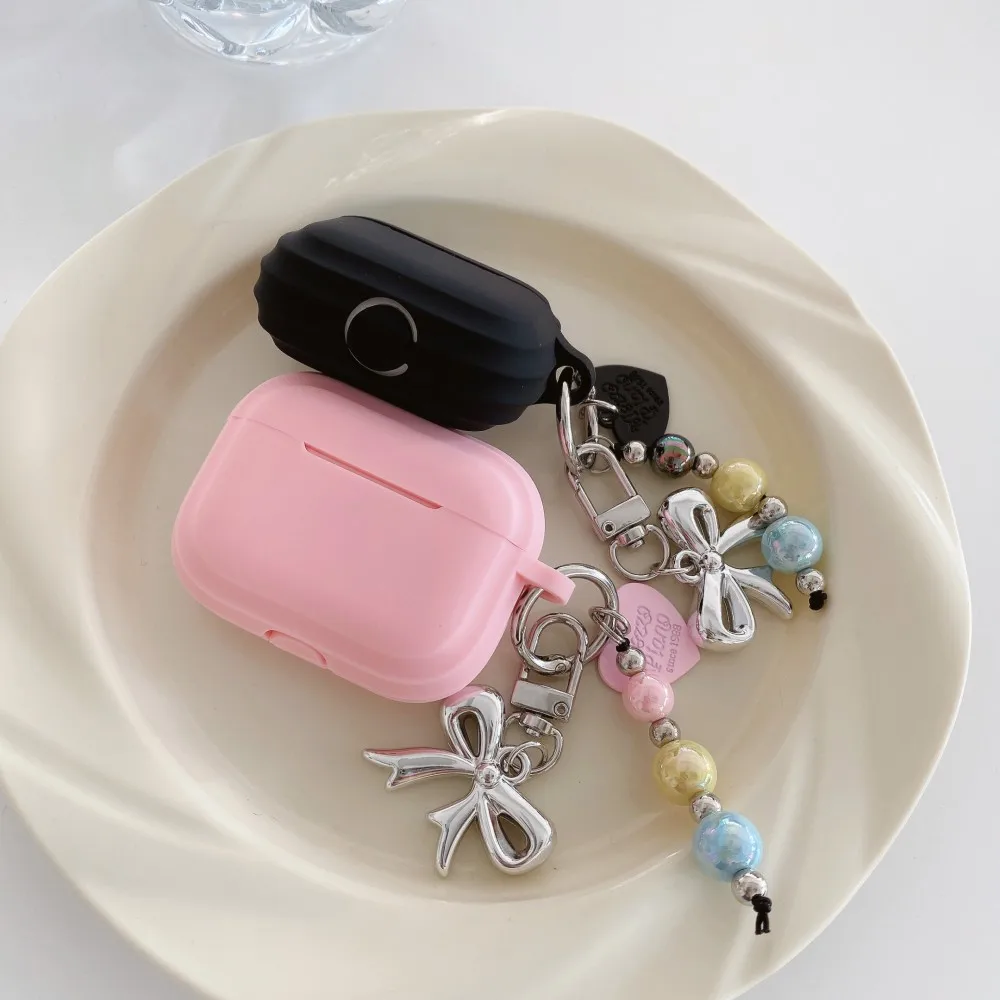 Soft Silicone Headphone Case For AirPods Pro 3 3rd Pro3 2025 USB C Cover For AirPods 4 3 2 1 Pro 2 2nd Pro2 Cases With Keychain - Image 6