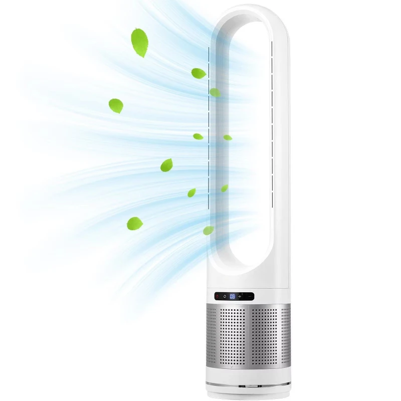 Smart Tower Fan 40 In Bladeless Digital Control Remote Timer Household Cooling Fan
