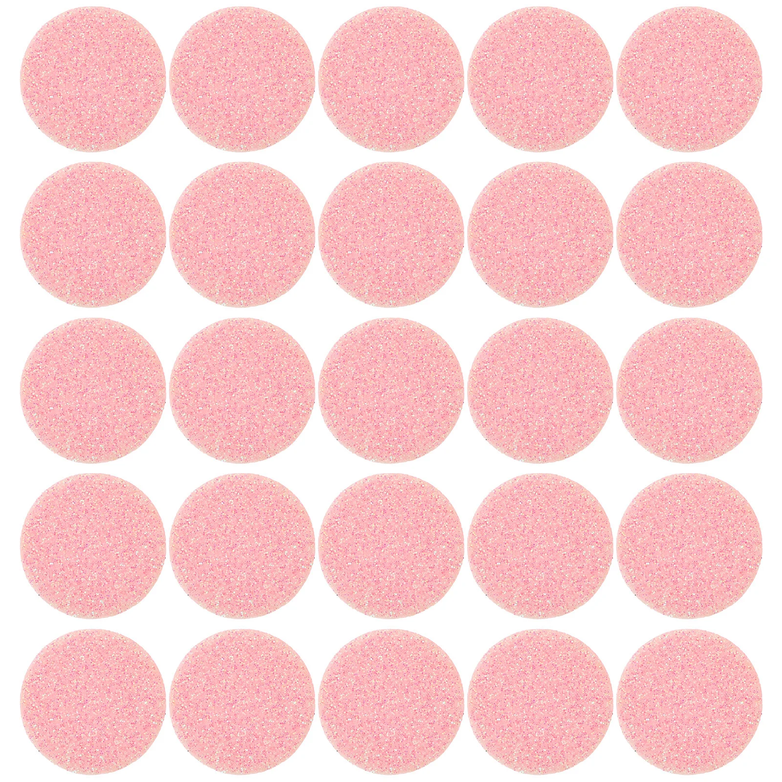 

50 Pcs Aromatherapy Cotton Pads Essential Oil Round Refills Air Diffuser for Humidifier Chemical Fiber Jewelry Scented