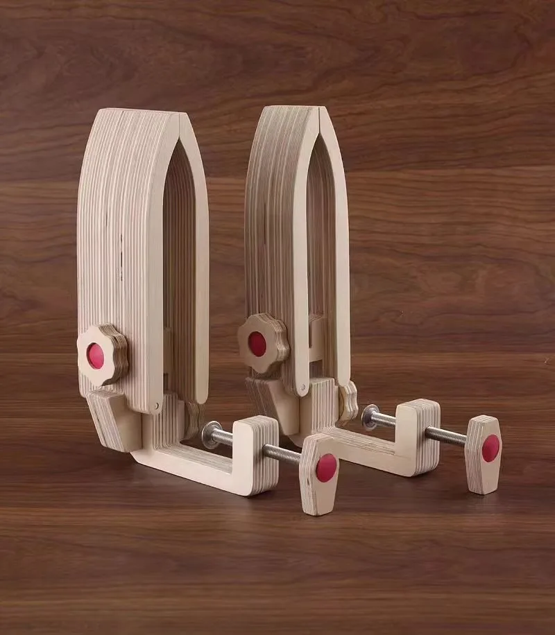 New Wooden Leather Retaining Clip Leather Craft Sewing Clamps for DIY Stitching Sewing Lacing Clamp Hand Leathercraft