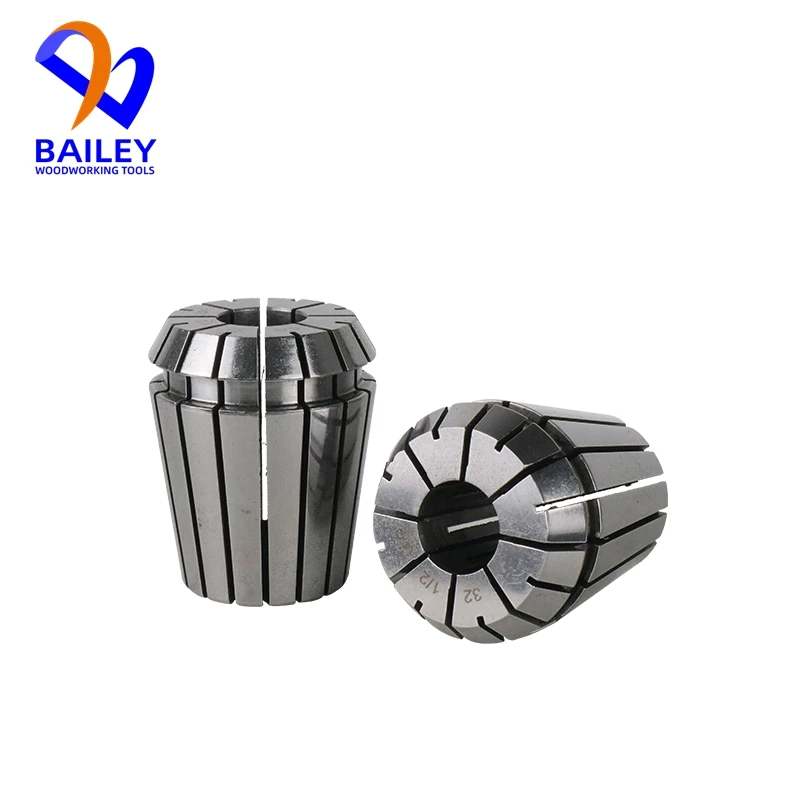 BAILEY 5 buah Collet pegas presisi tinggi, 0.005mm Collet pegas ER32 cocok mesin ukir poros CNC pusat mesin