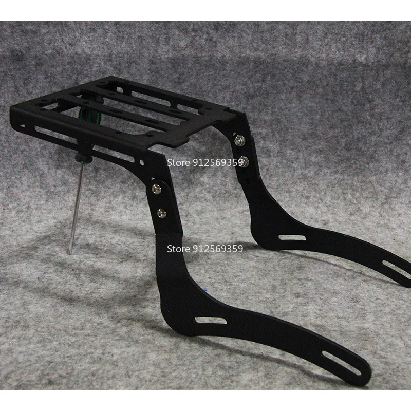 Rear Carrier Cargo Plate Shelves Luggage Rack for Honda REBEL 1100 CM1100 CMX1100 2021 2022 2023 2024 2025 2026 Matte Black