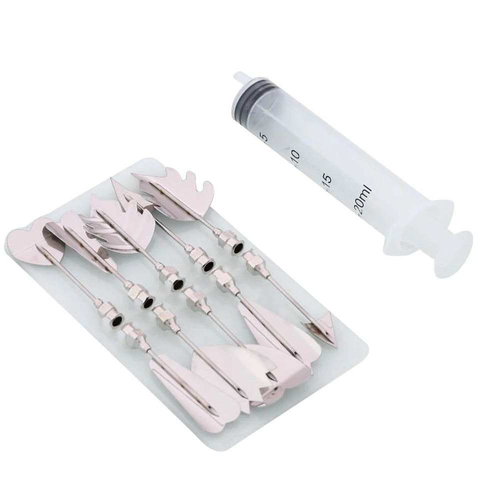 

1 s Cake Decorating Tools Set Silver 3D Gelatin Jelly Molds Pudding Pastry Nozzles Food Grade Stainless Steel Easy Use