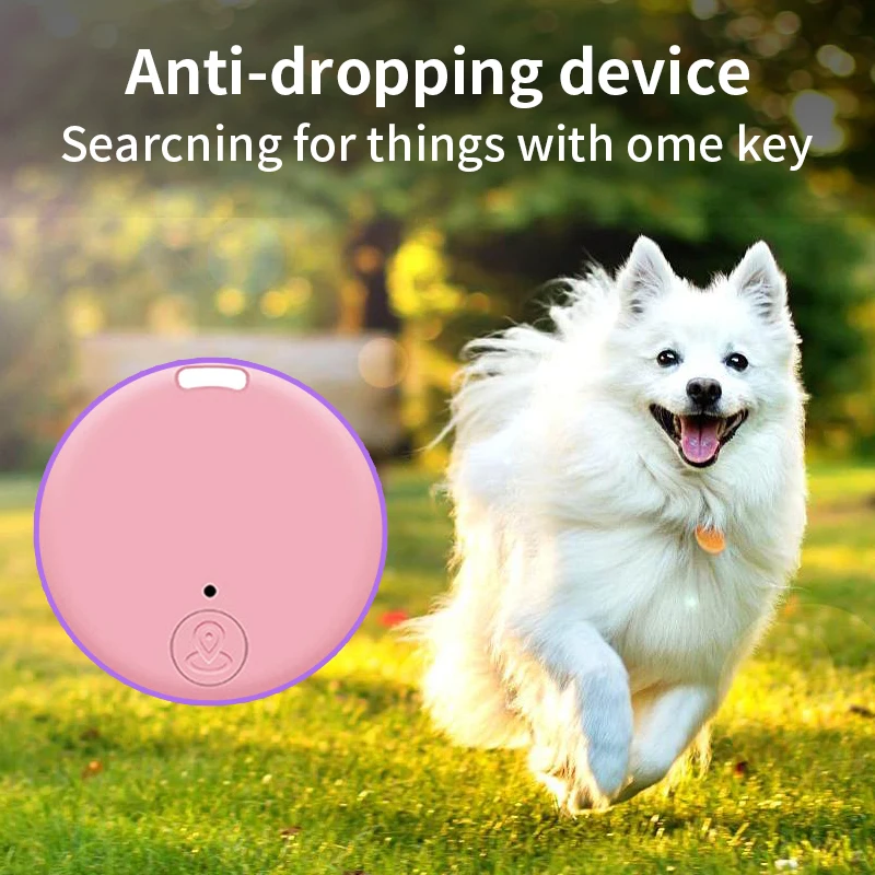 TNCE Mini GPS Tracker Mobile Bluetooth Anti-Lost Device Round Anti-Lost Device Pet Kids Bag Wallet Tracking Smart Finder Locator