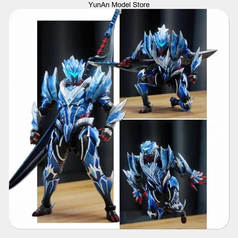 

Articulated Action Figure Statue Model Desktop Decoration Lunagaron Armor Hunter Gift for Fans