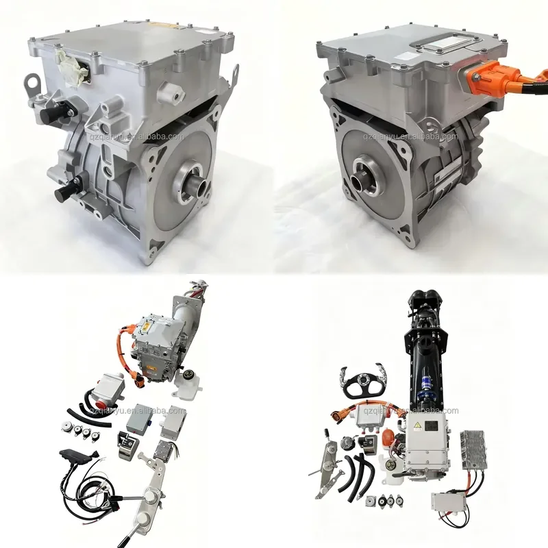 Electric Boat MotorWT45 330V 25kW 45kW Peak130Nm 10000rpm Water Cooled Inboard Marine Motor for Max 6.5m Boat Controller Kit