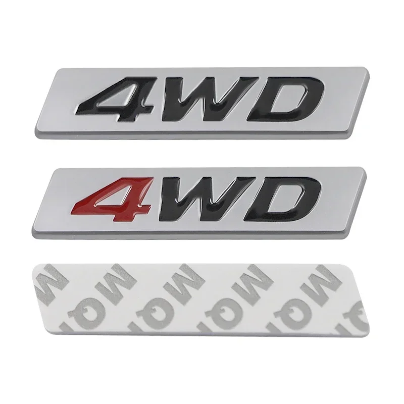 3d Metal 4WD Logo maletero trasero guardabarros emblema insignia pegatina calcomanías para Hyundai IX25 IX35 Tucson