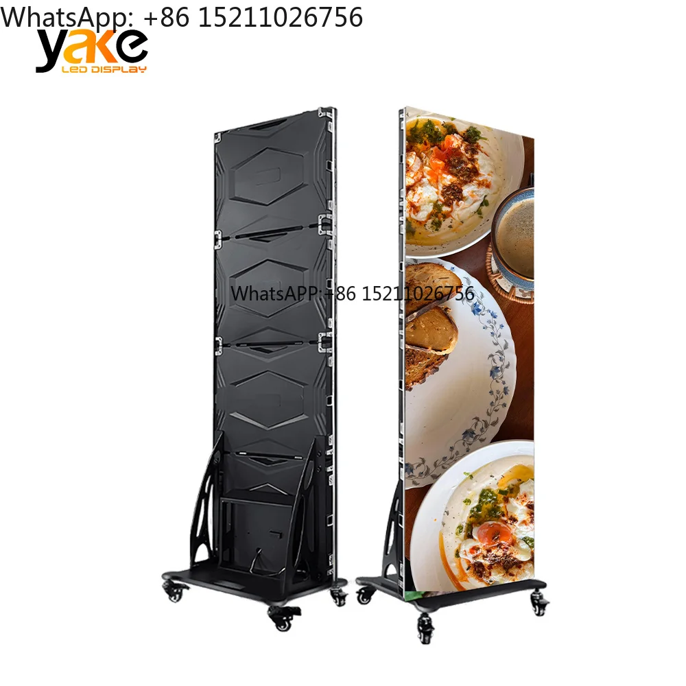 

Yake GOB P1.8/P2.5 Portable LED Video Wall Indoor Digital Billboard & Vertical Signage for Advertising