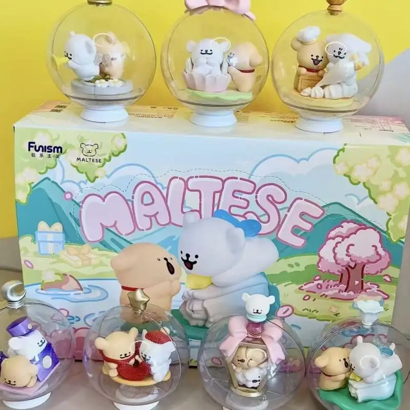 

Authentic FUNISM Line Puppy Small Gift Blind Box Handmade Doll Toy Toy Trendy Play Ornament Birthday Surprise Gift