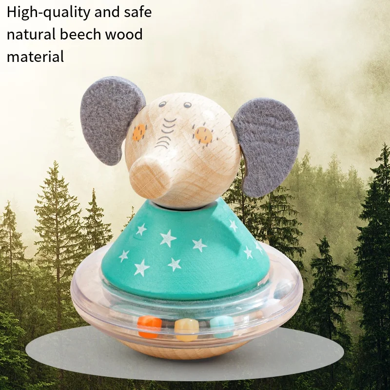 لعبة متذبذبة للأطفال من مونتيسوري - لعبة حسية غير قابلة للكسر على شكل حيوان