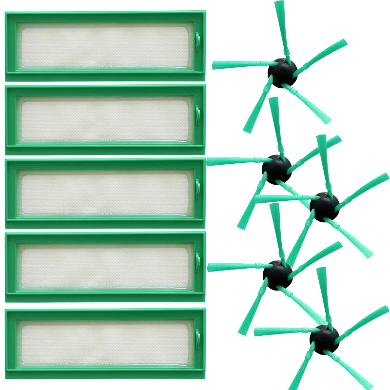 Kit di ricambio per Vorwerk Kobold VR200 VR300 ricambi per aspirapolvere spazzola a rullo principale spazzola rotante e filtro Hepa