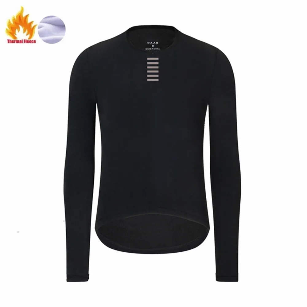 2023 Cycling Base Skin Layer Long Sleeve Winter Hot Wool Bike Sports T-Shirt Underwear Bicycle Keep Warm Shirt Undershirt