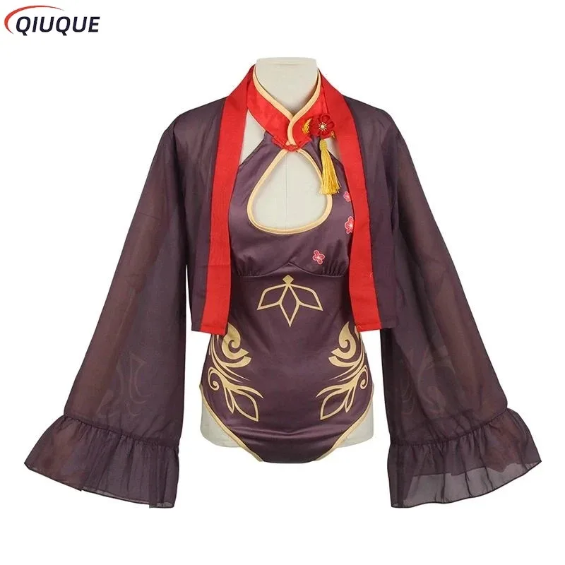 

Miss Hina Lisa Hutao Raiden Shogun Плавательный костюм Купальник Игра Аниме Косплей Женщины Сексуальное бикини Купальный костюм Купальники clg.;4