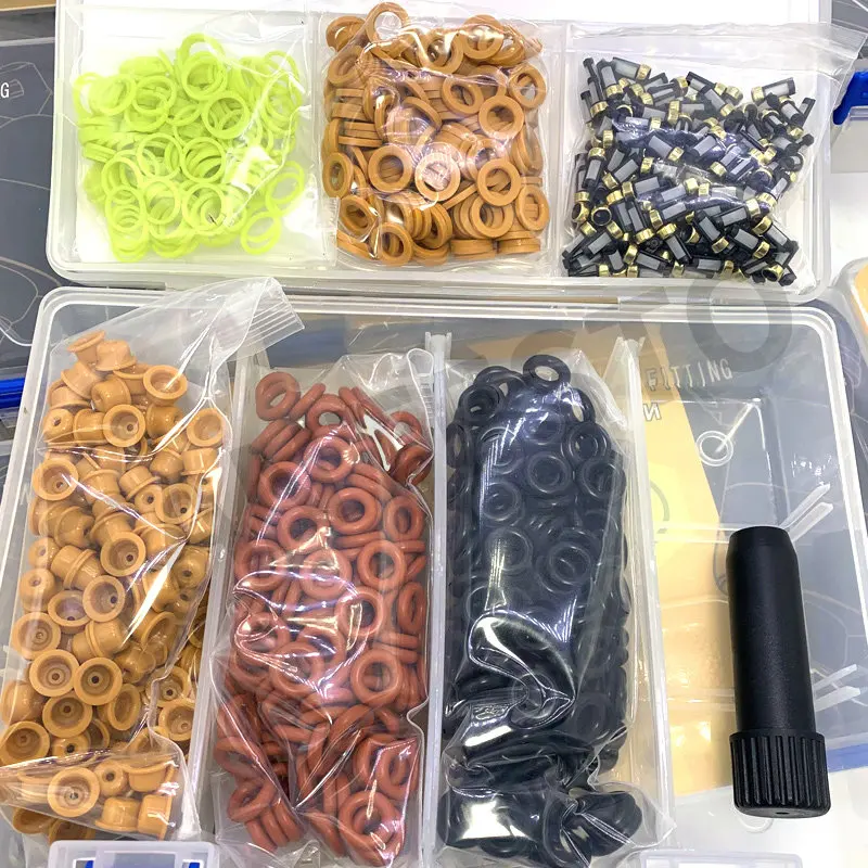 

For Bosch Volkswagen Audi Fuel Injector Repair Kits Filter O-rings Removal Tool Rubber Gaskets