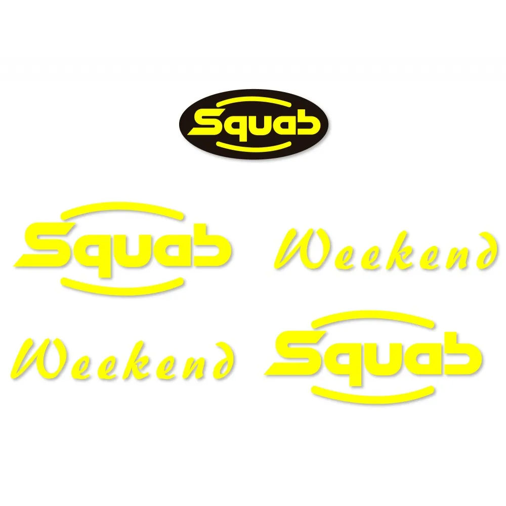 Scooter Motorbike compatible sticker kit Peugeot Squab Weekend