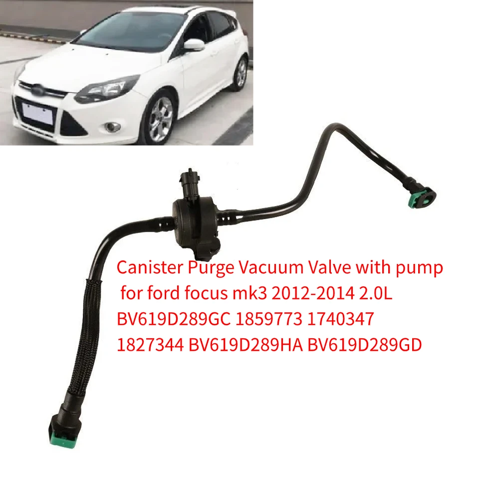 Canister Purge Vacuum Valve with pump for ford focus mk3 2012-2014 2.0L BV619D289GC 1859773 1740347 1827344 BV619D289HA