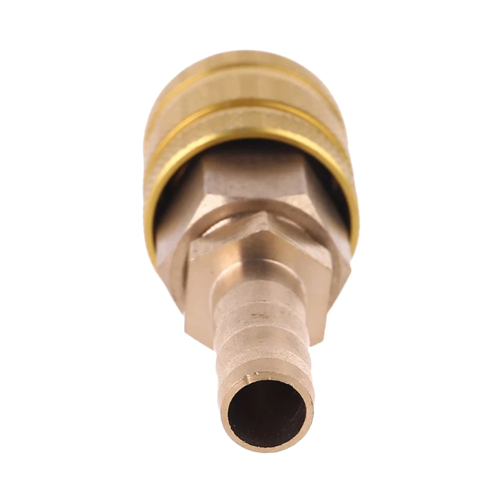 6.5/8mm Car Tire Valve Clip Pump Nozzle Clamp Quick Connect Solid Brass Connector Universal Air Chuck Inflator Pump Adapter