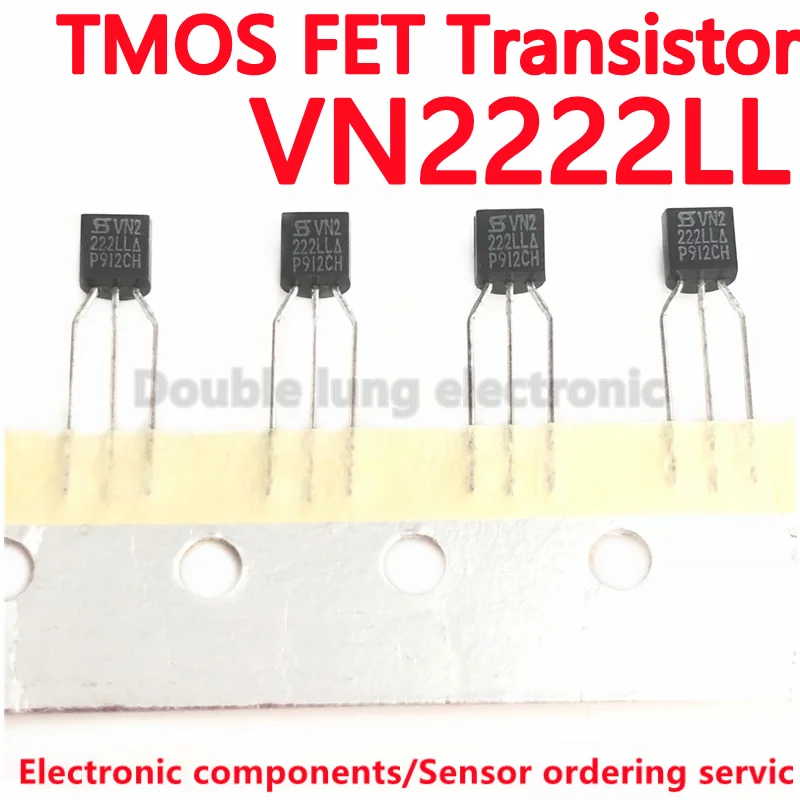 10PCS/30PCS/100PCS/LOT VN2222LL VN2222 TO-92 150mA 60V N-CHANNEL, Si, Small SIGNAL, MOSFET,Transistor