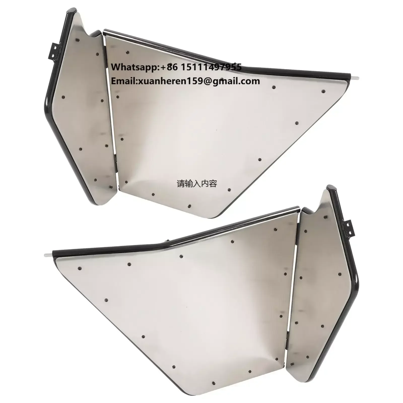 

Powder Coated Steel Black Full Door Set for Yamaha Rhino 4x4 2007-2013