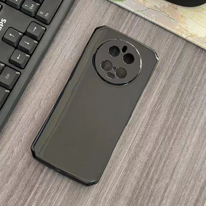 Dla Doogee DK10 miękkie etui na telefon TPU dla DoogeeDK10 DOOGEE DK 10 DOOGEEDK10 czarna przezroczysta obudowa silikonowa Coque — zdjęcie 3