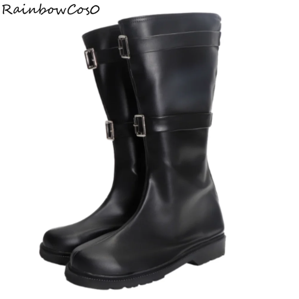 Sephiroth Final Fantasy VII Cosplay Shoes Boots Game Anime Party Halloween RainbowCos0 W5240