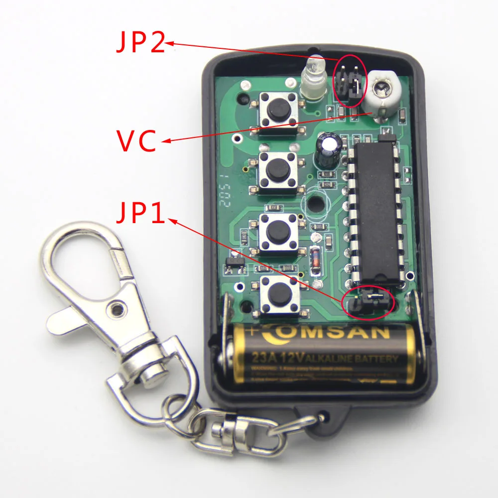 Adjustable Frequency 280-450mhz Remocon RMC600 RMC-600 Garage Door Remote Control Replacement Duplicator