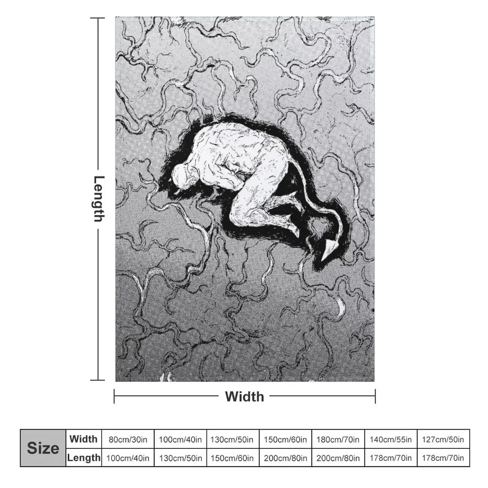 Dorohedoro devil tumor in your brain Throw Blanket Sofa Throw Hairys Vintage Luxury Brand for sofa Multi-Purpose Blankets