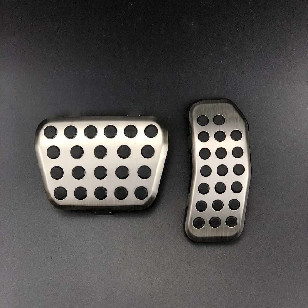 Car accessories Stainless steel  Pedal Pads Cover Case For Ford Fiesta Ecosport Covers for Mazda 2 2007-2014