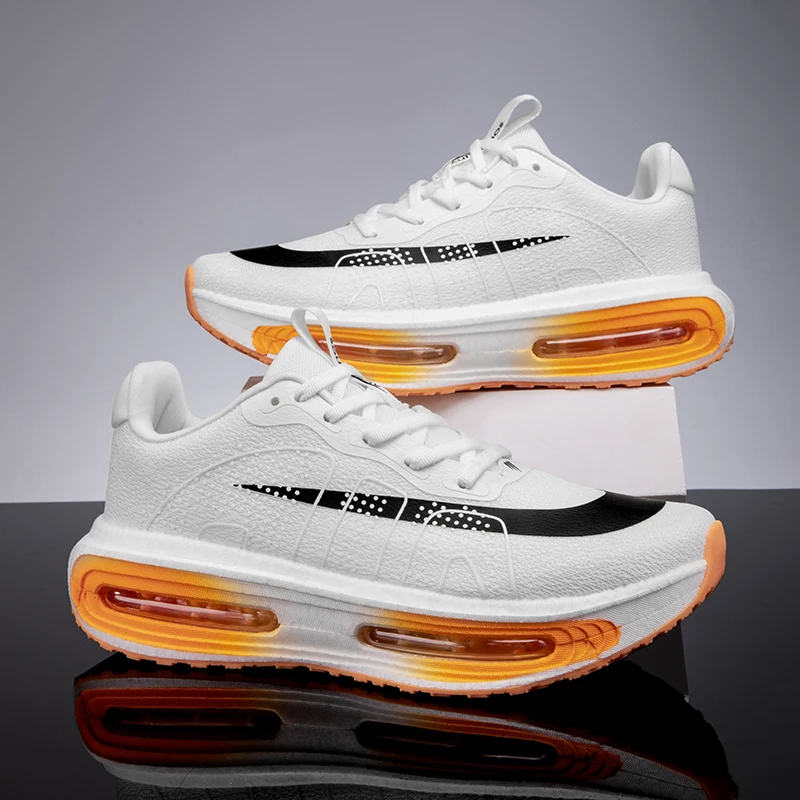 

New Men Running Shoes Casual Jogging Walking Breathable Fashion Comfortable Leisure Lace-up Blade Sneakers Loafers Brand Outdoor