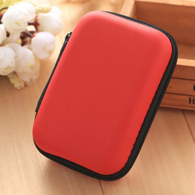 Box USB storage bag Charger Data cable Headset Holder Portable Travel Cable Travelling Case Earphone Exquisite