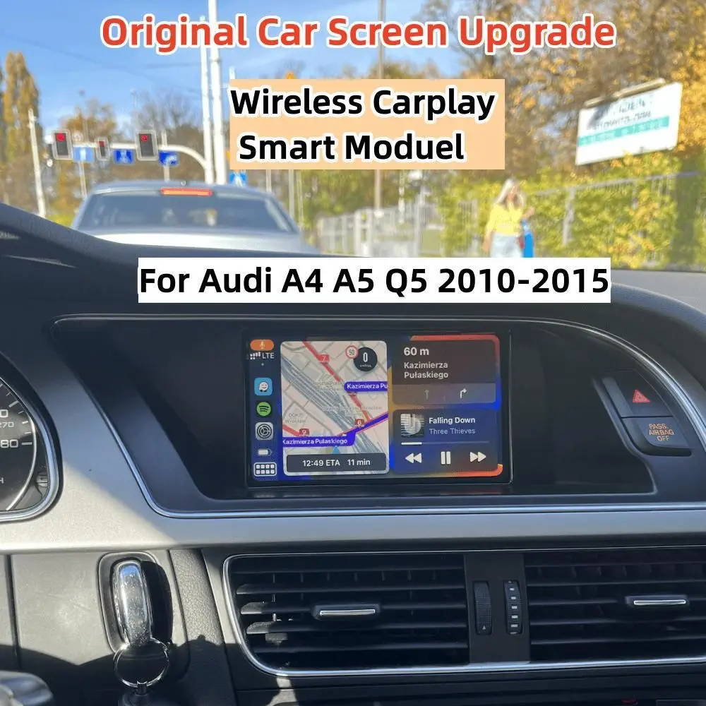 

Apple Carplay Wireless Interface For Audi A4 A5 Q5 2010-2015 Android Auto Rear Camera Car Accessories